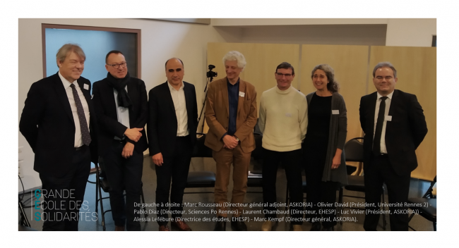 lancement de la grande école des solidarités à rennes