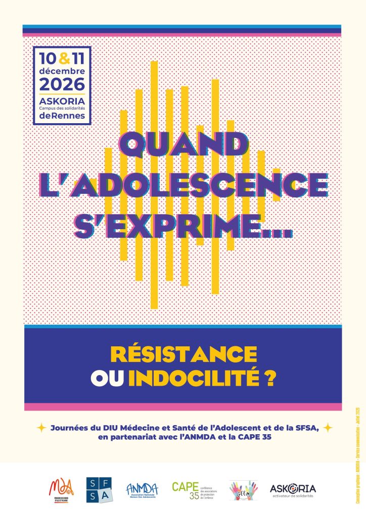 journées d'études adolescence SFSA ANDMA ASKORIA