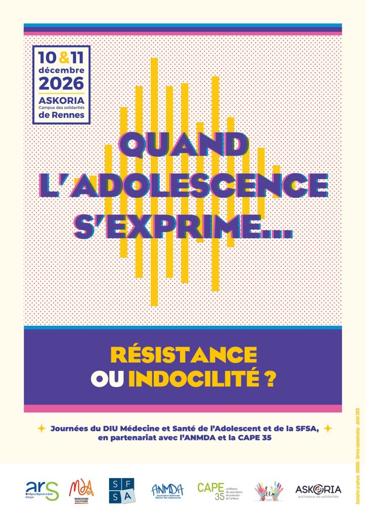 journées d'études adolescence SFSA ANDMA ASKORIA
